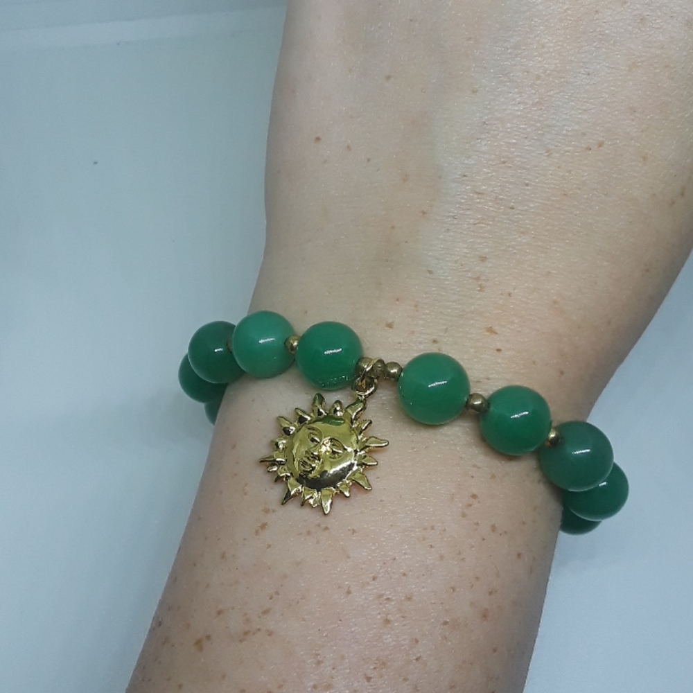 sun charm stretch bracelet